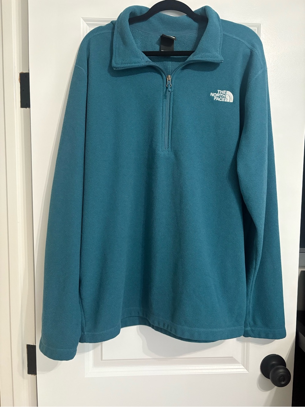 The North Face Men’s Teal Half-Zip Fleece Pullover